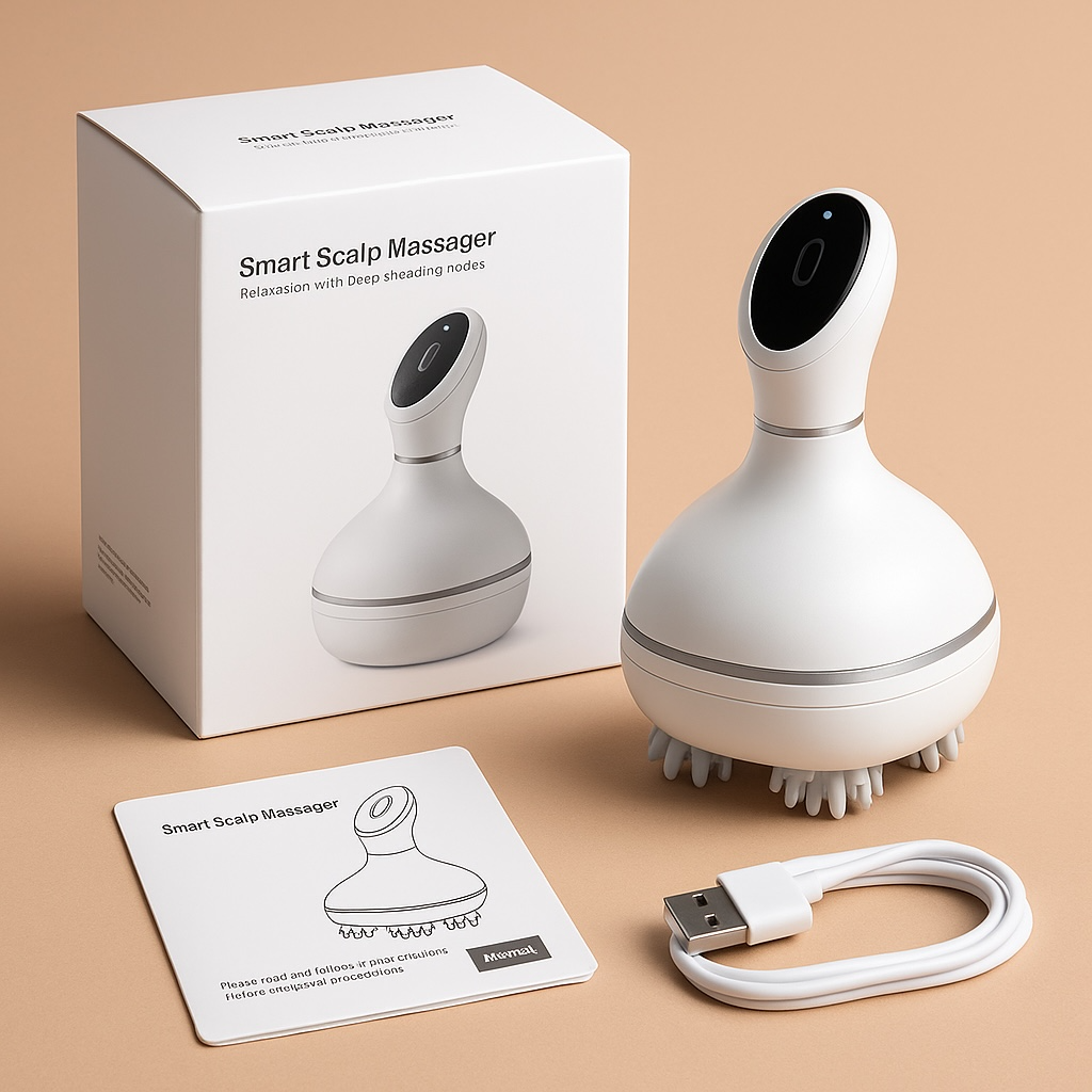 Pulsar Relax - Masseur Head Spa Électrique à Têtes Rotatives